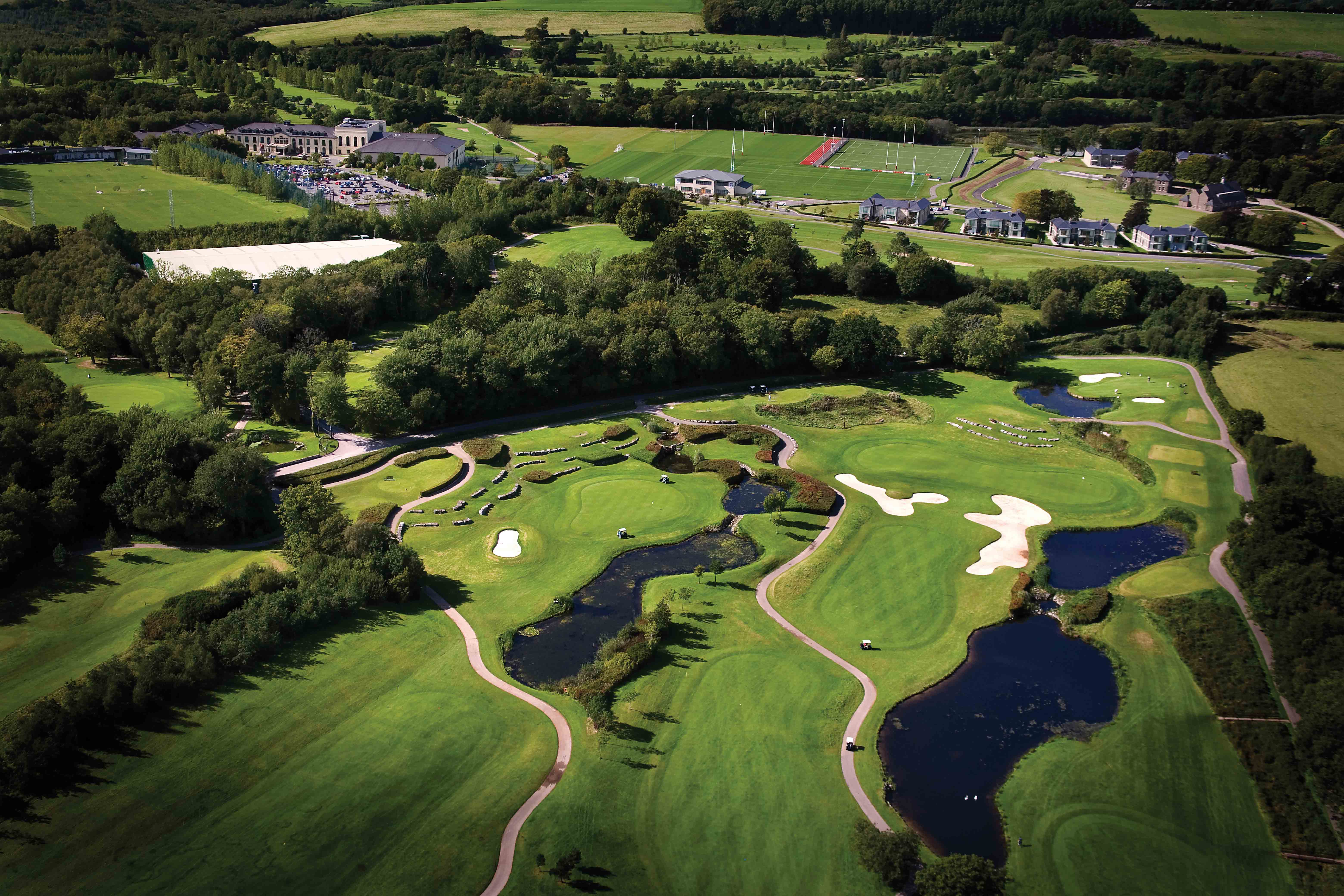 Aerial View of The Wales National Course